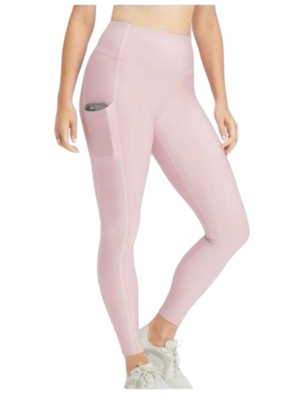 Fabletics Muted-Mauve High-Waist Cold-Weather Multi-Pocket Performance Leggings - Picture 2 of 5